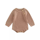 Maple Cotton Knitted Romper - Unisex.